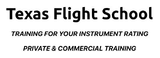 Texas Flight School logo